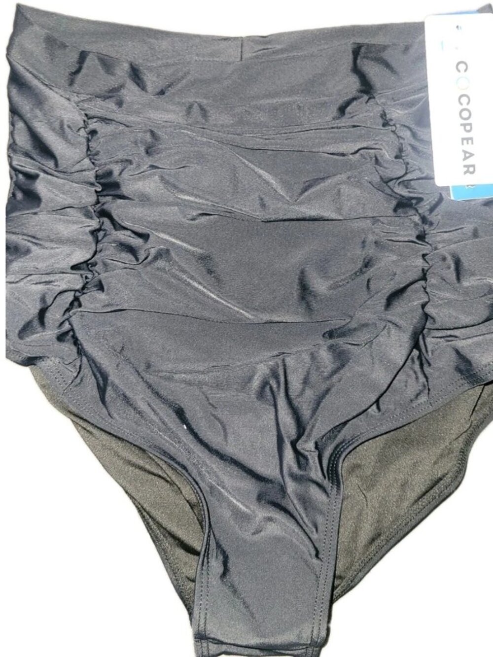 Cocopear High Waisted Ruched Bikini Bottom